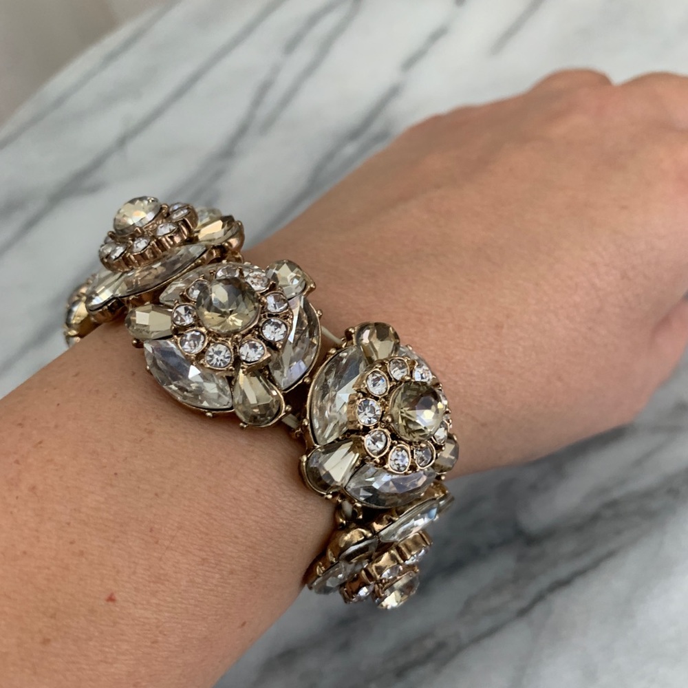 Statement Crystal Stretch Bracelet